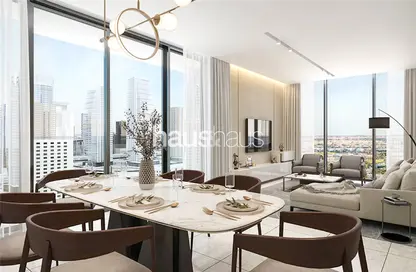 Living / Dining Room image for: Apartment - 1 Bedroom - 1 Bathroom for sale in Sobha Verde - Jumeirah Lake Towers - Dubai, Image 1