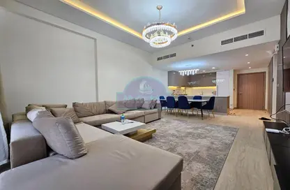 Living / Dining Room image for: Apartment - 2 Bedrooms - 2 Bathrooms for rent in AZIZI Riviera 2 - Meydan One - Meydan - Dubai, Image 1