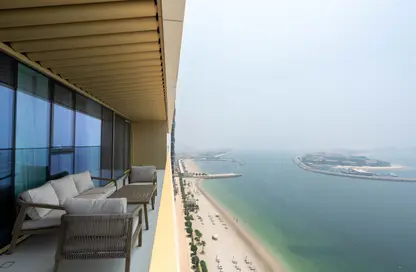 Apartment - 2 Bedrooms - 3 Bathrooms for rent in Grand Bleu Tower 2 - EMAAR Beachfront - Dubai Harbour - Dubai