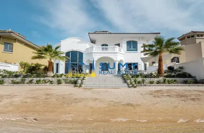 Outdoor House image for: Villa - 5 Bedrooms - 6 Bathrooms for rent in Frond O - Signature Villas - Palm Jebel Ali - Dubai, Image 1