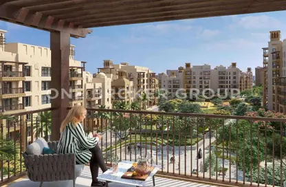 Balcony image for: Apartment - 1 Bedroom - 2 Bathrooms for sale in Al Jazi - Madinat Jumeirah Living - Umm Suqeim - Dubai, Image 1