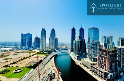 شقة - 2 غرف نوم - 3 حمامات للايجار في برج تشرشل السكني - أبراج تشرشل - الخليج التجاري - دبي