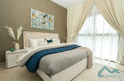 Room / Bedroom image for: Apartment - 2 Bedrooms - 3 Bathrooms for sale in Eleganz by Danube - Jumeirah Village Circle - Dubai, Image 1