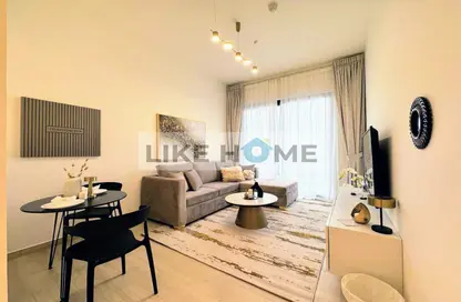 Living / Dining Room image for: Apartment - 1 Bedroom - 2 Bathrooms for rent in Binghatti Heights - Jumeirah Village Circle - Dubai, Image 1