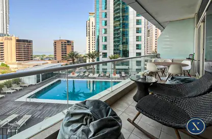 Apartment - 1 Bedroom - 2 Bathrooms for rent in Botanica Tower - Dubai Marina - Dubai