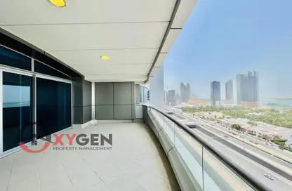 Balcony image for: Apartment - 4 Bedrooms - 4 Bathrooms for rent in Mina Tower - Mina Road - Tourist Club Area - Abu Dhabi, Image 1