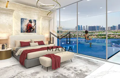 Room / Bedroom image for: Apartment - 1 Bedroom - 2 Bathrooms for sale in Sportz by Danube - Dubai Sports City - Dubai, Image 1