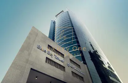 مكتب - استوديو للايجار في برج بلو باي - الخليج التجاري - دبي