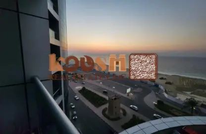 Apartment - 2 Bedrooms - 2 Bathrooms for rent in Ajman Corniche Residences - Ajman Corniche Road - Ajman