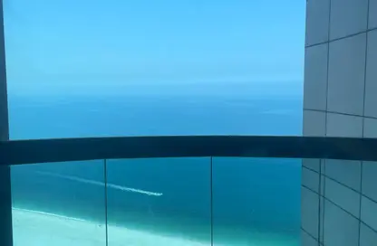 Apartment - 2 Bedrooms - 3 Bathrooms for rent in Corniche Tower - Ajman Corniche Road - Ajman