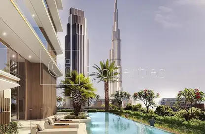 شقة - 4 غرف نوم - 6 حمامات للبيع في اكسكوزيت ليفينج ريزيدنسز - برج خليفة - دبي وسط المدينة - دبي