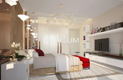 Room / Bedroom image for: Apartment - 2 Bedrooms - 2 Bathrooms for sale in Gemz by Danube - Al Furjan - Dubai, Image 1