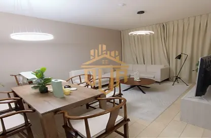 Living / Dining Room image for: Apartment - 2 Bedrooms - 3 Bathrooms for rent in Genesis by Meraki - Arjan - Dubai, Image 1