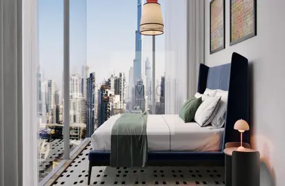 شقة - 1 حمام للبيع في بنينسولا ثري - بنينسولا - الخليج التجاري - دبي