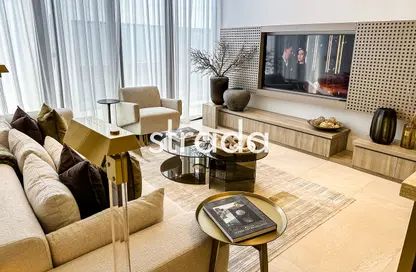 Living Room image for: Apartment - 1 Bedroom - 1 Bathroom for sale in Aveline Residences - Jumeirah Village Circle - Dubai, Image 1