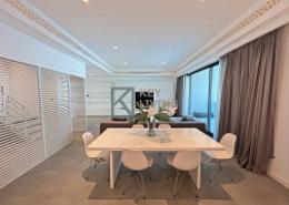صورةغرفة الطعام لـ: شقة - 3 غرف نوم - 4 حمامات للبيع في أزور - دبي مارينا - دبي, صورة 1