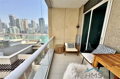 Balcony image for: Apartment - 1 Bedroom - 2 Bathrooms for sale in Beauport Tower - Marina Promenade - Dubai Marina - Dubai, Image 1