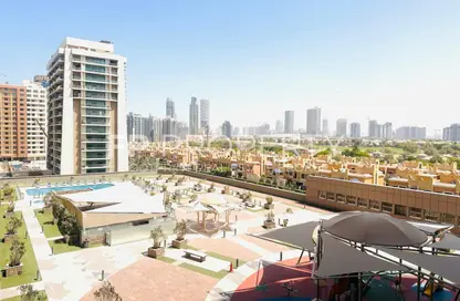شقة - غرفة نوم - 2 حمامات للايجار في مساكن النخبة الرياضية 10 - مساكن النخبة الرياضية - مدينة دبي الرياضية - دبي
