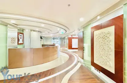 مكتب - استوديو - 2 حمامات للايجار في ابراج كريسنت - الخالدية - أبوظبي