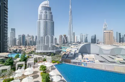 Hotel  and  Hotel Apartment - 1 Bedroom - 2 Bathrooms for rent in The Address Residence Fountain Views 2 - The Address Residence Fountain Views - Downtown Dubai - Dubai