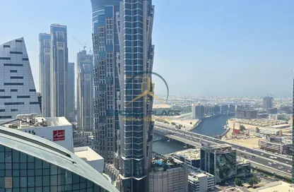 Office Space - Studio - 1 Bathroom for rent in The Prism - Business Bay - Dubai