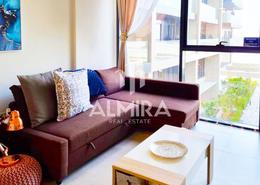 Living Room image for: Studio - 1 bathroom for rent in Soho Square - Saadiyat Island - Abu Dhabi, Image 1