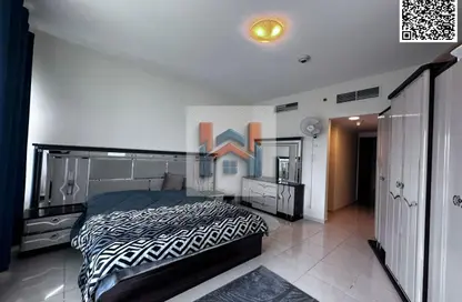 Apartment - 1 Bedroom - 2 Bathrooms for rent in Orient Tower 1 - Orient Towers - Al Bustan - Ajman