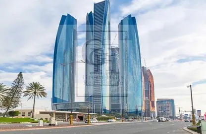 شقة - غرفة نوم - 2 حمامات للايجار في 4 برج الاتحاد - أبراج الاتحاد - شارع الكورنيش - أبوظبي