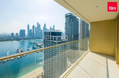 Apartment - 2 Bedrooms - 3 Bathrooms for rent in Grand Bleu Tower 1 - EMAAR Beachfront - Dubai Harbour - Dubai
