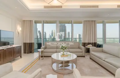 Penthouse - 4 Bedrooms - 5 Bathrooms for rent in The Address BLVD Sky Collection - Downtown Dubai - Dubai