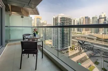 Balcony image for: Apartment - 1 Bedroom - 2 Bathrooms for rent in Trident Bayside - Dubai Marina - Dubai, Image 1