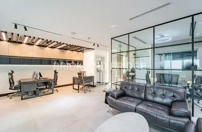 Office Space - Studio - 1 Bathroom for rent in Executive Bay B - Executive Bay - Business Bay - Dubai