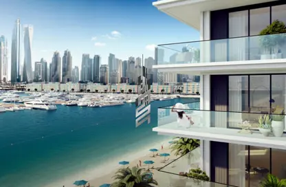 Apartment - 1 Bedroom - 1 Bathroom for sale in Beach Mansion - EMAAR Beachfront - Dubai Harbour - Dubai