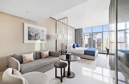 Apartment - Studio - 1 Bathroom for rent in PRIVE BY DAMAC (A) - DAMAC Maison Privé - Business Bay - Dubai
