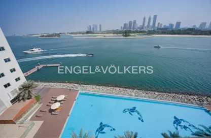 شقة - غرفة نوم - 2 حمامات للايجار في أزور ريزيدنس - نخلة جميرا - دبي