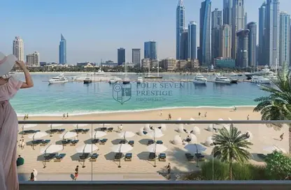 Apartment - 3 Bedrooms - 3 Bathrooms for sale in Palace Beach Residence - EMAAR Beachfront - Dubai Harbour - Dubai