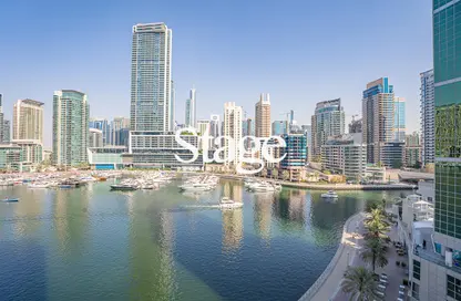 Apartment - 2 Bedrooms - 3 Bathrooms for rent in Delphine Tower - Marina Promenade - Dubai Marina - Dubai