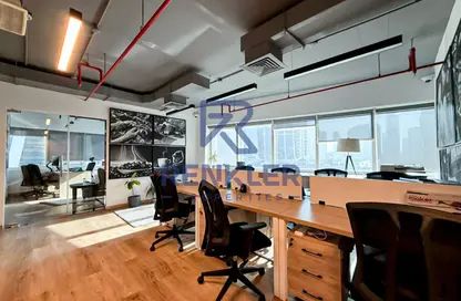 مكتب - استوديو - 2 حمامات للايجار في وان ليك بلازا - (JLT) مجمع T - أبراج بحيرات الجميرا - دبي