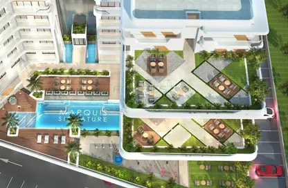 3D Floor Plan image for: Apartment - 1 Bedroom - 2 Bathrooms for sale in 2020 Marquis - Arjan - Dubai, Image 1
