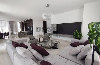 Villa - 5 Bedrooms - 7 Bathrooms for rent in Palm Hills - Dubai Hills Estate - Dubai