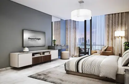 Living Room image for: Apartment - 2 Bedrooms - 3 Bathrooms for sale in Rukan Residences - Rukan - Dubai, Image 1