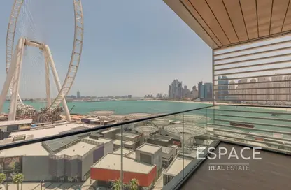 Balcony image for: Apartment - 3 Bedrooms - 4 Bathrooms for rent in Apartment Building 10 - Bluewaters Residences - Bluewaters - Dubai, Image 1