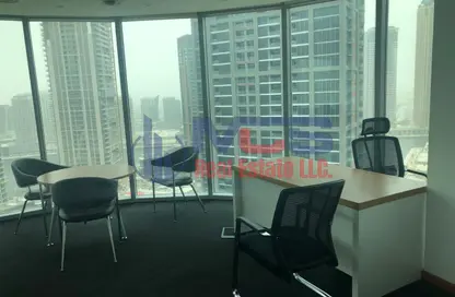 Office Space - Studio - 1 Bathroom for rent in The Binary Tower - Business Bay - Dubai