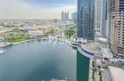 Apartment - 1 Bedroom - 2 Bathrooms for rent in Green Lakes Towers - JLT Cluster S - Jumeirah Lake Towers - Dubai