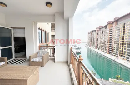 Apartment - 2 Bedrooms - 4 Bathrooms for rent in Marina Residences 6 - Marina Residences - Palm Jumeirah - Dubai
