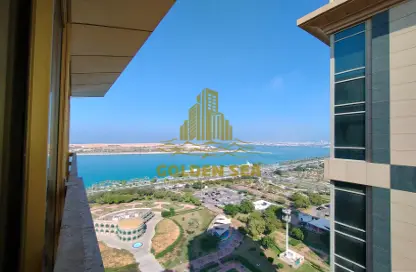Water View image for: Apartment - 3 Bedrooms - 3 Bathrooms for rent in Golden Tower - Khalidiya Street - Al Khalidiya - Abu Dhabi, Image 1