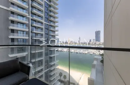 شقة - 2 غرف نوم - 2 حمامات للبيع في برج Marina Vista 2 - مارينا فيستا - إعمار بيتشفرونت - دبي هاربور - دبي