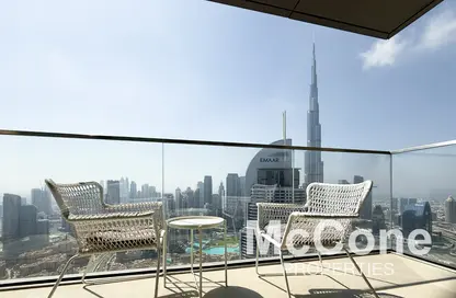 Apartment - 3 Bedrooms - 4 Bathrooms for rent in Boulevard Point - Downtown Dubai - Dubai