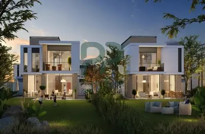 Outdoor House image for: Villa - 4 Bedrooms - 5 Bathrooms for sale in Fairway Villas - EMAAR South - Dubai South (Dubai World Central) - Dubai, Image 1