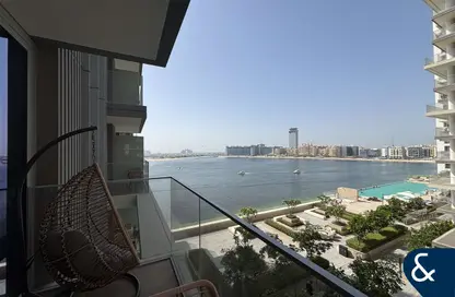 Apartment - 2 Bedrooms - 2 Bathrooms for rent in Beach Isle - EMAAR Beachfront - Dubai Harbour - Dubai